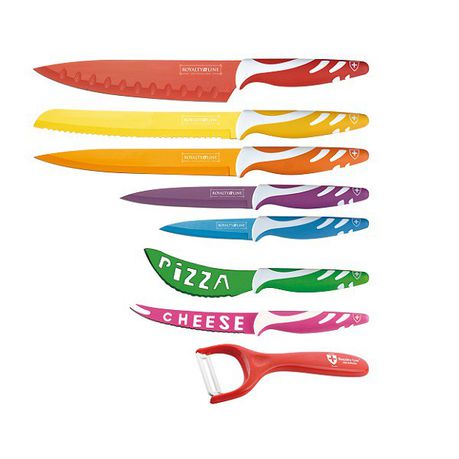 Royalty Line 7-Piece Non-Stick Coating Knife Set RL-COL7M