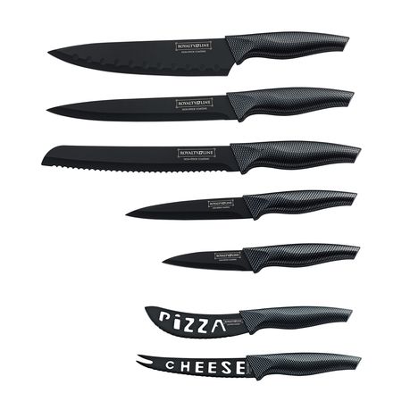 Royalty Line 7-Piece Non-Stick Coating Knife Set RL-CB7