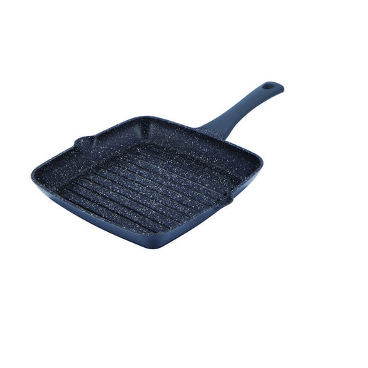 Herenthal 28cm Marble Coating Grill Pan - Silver