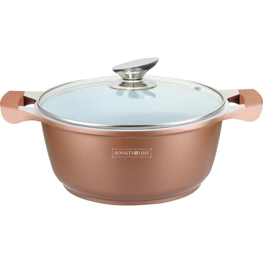 Royalty Line 28cm Ceramic Coating Casserole - Copper