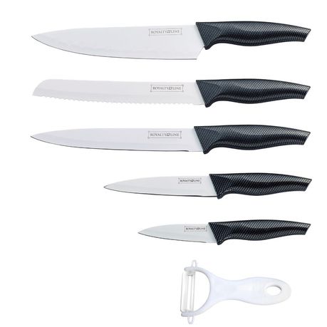 Royalty Line 5-Piece Ceramic Coating Knife Set RL-C5W
