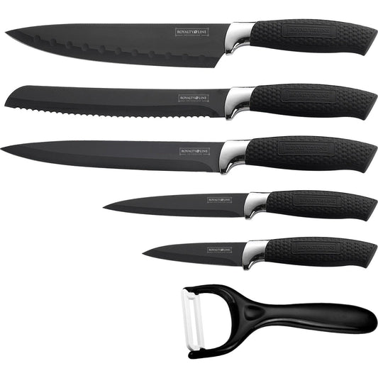 Royalty Line 5-Piece Non-Stick Coating Knife Set