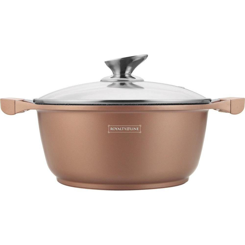 Royalty Line 28cm Marble Coating Casserole - Copper